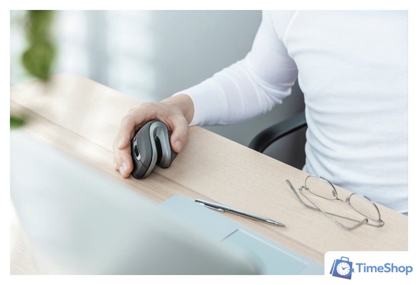 Вертикальная мышь Trust Verro Ergonomic Wireless Mouse - Изображение №9 — Интернет-магазин Time-Shop