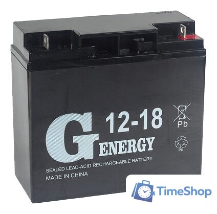 Аккумулятор для ИБП G-Energy 12-18 (12В/18 А·ч) - Изображение №1 — Интернет-магазин Time-Shop