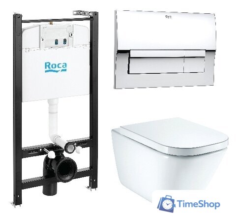 Унитаз подвесной Roca The Gap 893104100 - Изображение №1 — Интернет-магазин Time-Shop