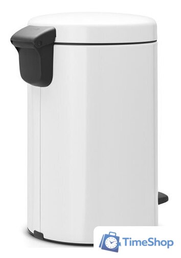 Мусорное ведро Brabantia Pedal Bin NewIcon 12 л (белый) - Изображение №3 — Интернет-магазин Time-Shop