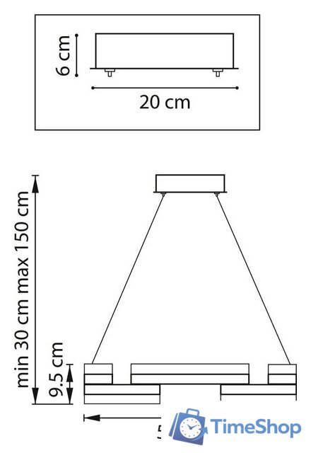 Припотолочная люстра Lightstar Rotonda 736323 - Изображение №5 — Интернет-магазин Time-Shop