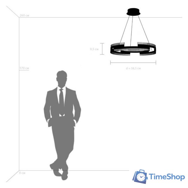 Припотолочная люстра Lightstar Rotonda 736323 - Изображение №4 — Интернет-магазин Time-Shop