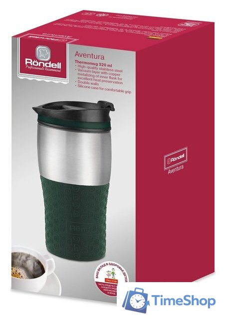 Термосы, термокружки Rondell Aventura RDS-1816 (графит) - Изображение №3 — Интернет-магазин Time-Shop