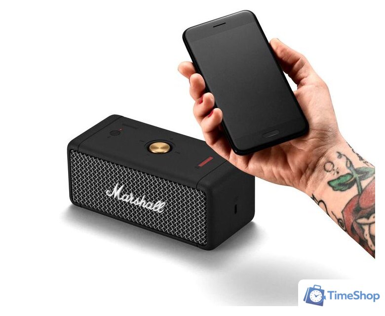 Беспроводная колонка Marshall Emberton (черный) - Изображение №7 — Интернет-магазин Time-Shop
