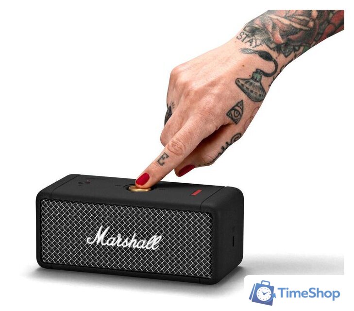 Беспроводная колонка Marshall Emberton (черный) - Изображение №8 — Интернет-магазин Time-Shop
