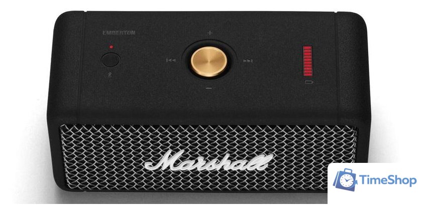 Беспроводная колонка Marshall Emberton (черный) - Изображение №6 — Интернет-магазин Time-Shop