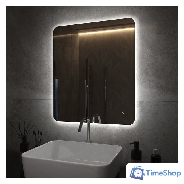  Teymi Зеркало Solli Oreol Pro 60x70 T20258 (подсветка, сенсор) - Изображение №2 — Интернет-магазин Time-Shop