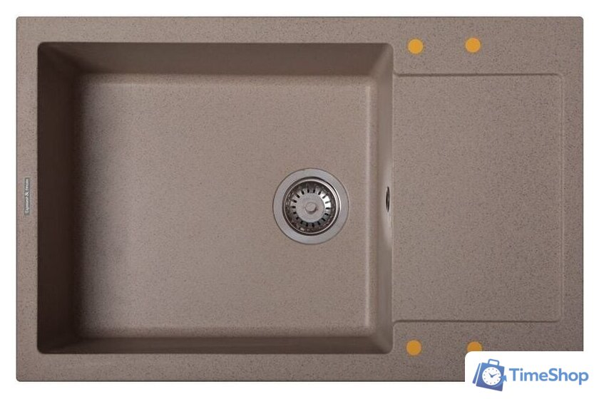 Кухонная мойка Zigmund & Shtain Rechteck 780.490 (речной песок) - Изображение №1 — Интернет-магазин Time-Shop