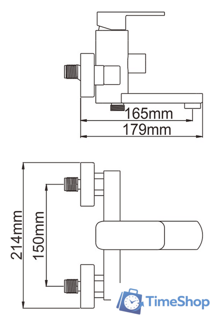 Смеситель Ledeme L73233 - Изображение №2 — Интернет-магазин Time-Shop