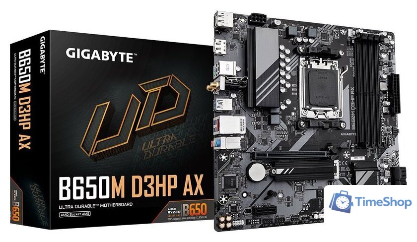 Материнская плата Gigabyte B650M D3HP AX (rev. 1.0) - Изображение №2 — Интернет-магазин Time-Shop