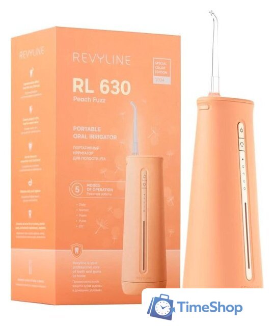 Ирригатор  Revyline RL 630 (персиковый) - Изображение №1 — Интернет-магазин Time-Shop