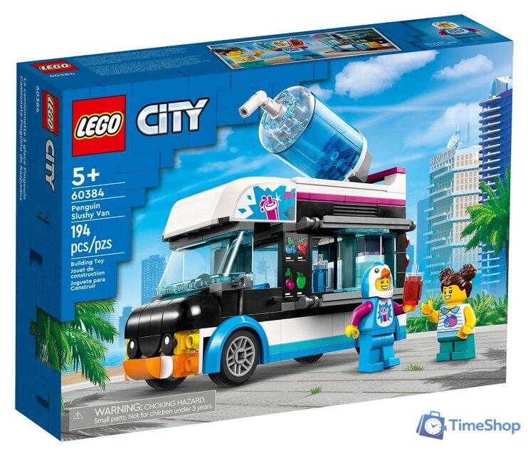 Конструктор LEGO City 60384 Фургон для шейков Пингвин - Изображение №1 — Интернет-магазин Time-Shop