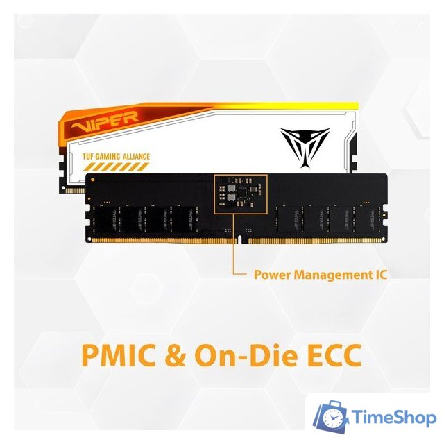 Оперативная память Patriot Viper Elite 5 RGB TUF Gaming Alliance 2x24ГБ DDR5 6600 МГц PVER548G66C34KT - Изображение №11 — Интернет-магазин Time-Shop