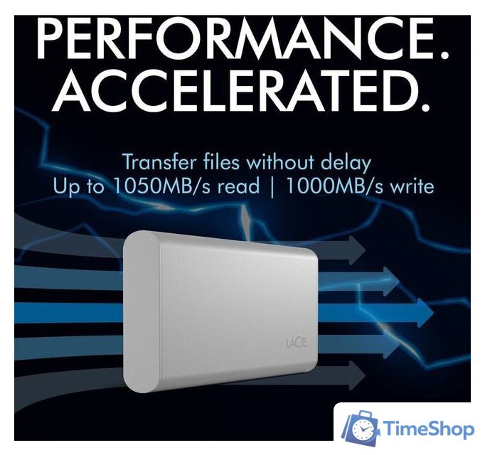 Внешний накопитель LaCie Portable V2 500GB STKS500400 - Изображение №2 — Интернет-магазин Time-Shop