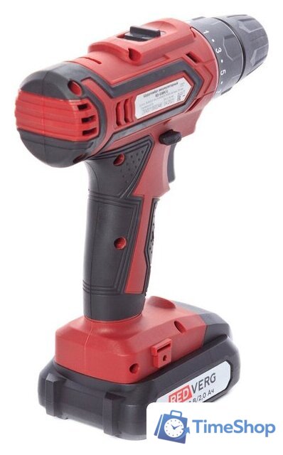 Дрель-шуруповерт RedVerg RD-S18M/U (с 2-мя АКБ, кейс) - Изображение №4 — Интернет-магазин Time-Shop