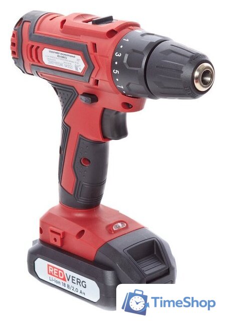 Дрель-шуруповерт RedVerg RD-S18M/U (с 2-мя АКБ, кейс) - Изображение №5 — Интернет-магазин Time-Shop
