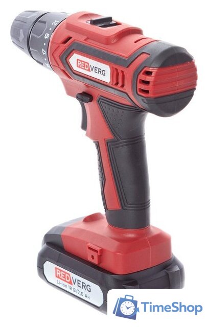 Дрель-шуруповерт RedVerg RD-S18M/U (с 2-мя АКБ, кейс) - Изображение №3 — Интернет-магазин Time-Shop