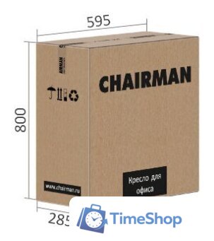 Игровое (геймерское) кресло CHAIRMAN CH27 (ткань, серый/черный) - Изображение №10 — Интернет-магазин Time-Shop