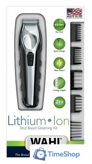 Универсальный триммер Wahl Ergonomic Total Grooming Kit [09888-1216] - Изображение №2 — Интернет-магазин Time-Shop