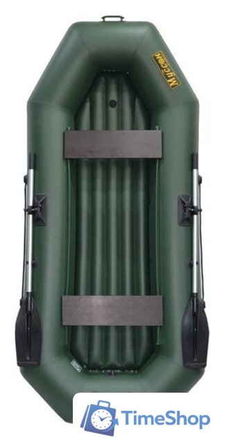 Гребная лодка Муссон S 280 НД (зеленый) - Изображение №1 — Интернет-магазин Time-Shop