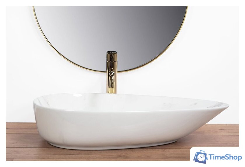 Умывальник Rea Greta 65 Bianco Shiny REA-U6501 - Изображение №5 — Интернет-магазин Time-Shop