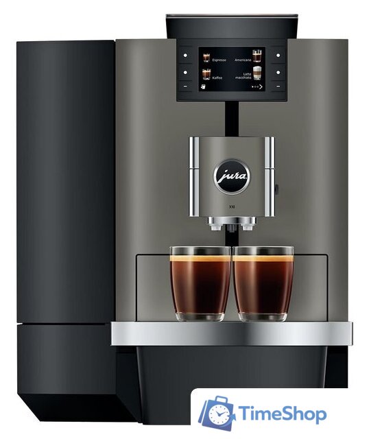 Кофемашина JURA X10 Dark Inox EA 15546 - Изображение №1 — Интернет-магазин Time-Shop
