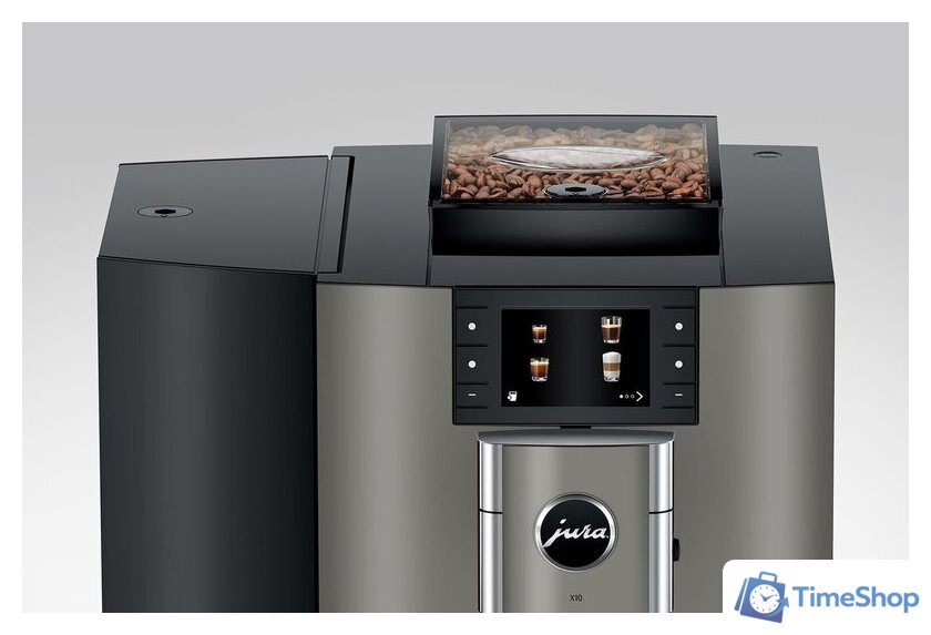 Кофемашина JURA X10 Dark Inox EA 15546 - Изображение №7 — Интернет-магазин Time-Shop