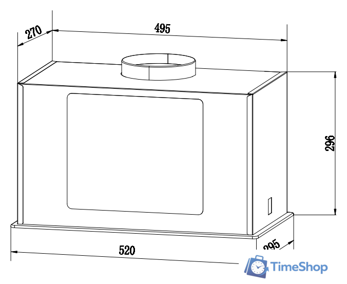 Кухонная вытяжка Weissgauff Aura 1200 Remote BL - Изображение №5 — Интернет-магазин Time-Shop