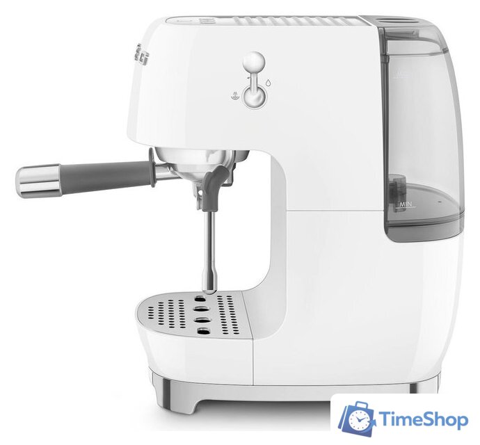 Рожковая кофеварка Smeg ECF03WHEU - Изображение №2 — Интернет-магазин Time-Shop