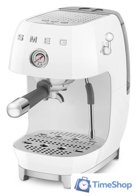 Рожковая кофеварка Smeg ECF03WHEU - Изображение №7 — Интернет-магазин Time-Shop