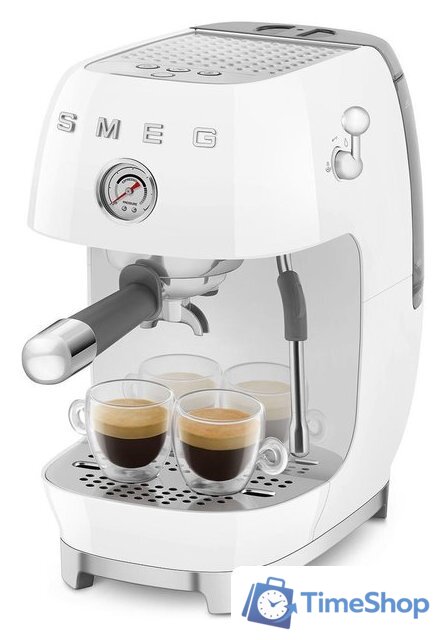Рожковая кофеварка Smeg ECF03WHEU - Изображение №8 — Интернет-магазин Time-Shop