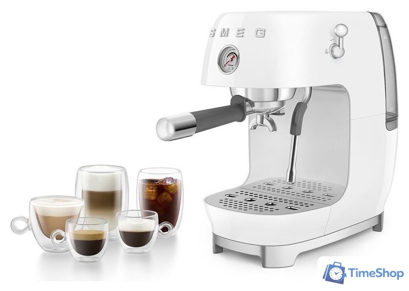 Рожковая кофеварка Smeg ECF03WHEU - Изображение №10 — Интернет-магазин Time-Shop