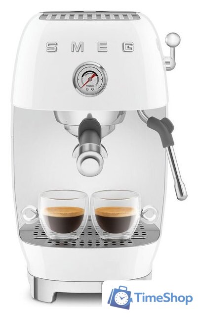 Рожковая кофеварка Smeg ECF03WHEU - Изображение №6 — Интернет-магазин Time-Shop