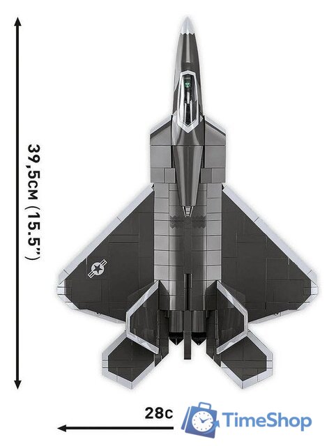 Конструктор Cobi Armed Forces Lockheed F-22 Raptor - Изображение №14 — Интернет-магазин Time-Shop