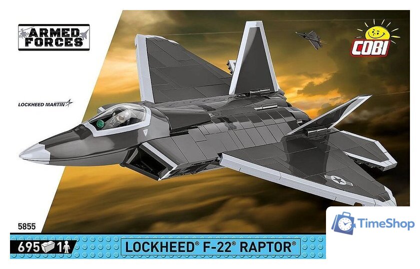 Конструктор Cobi Armed Forces Lockheed F-22 Raptor - Изображение №1 — Интернет-магазин Time-Shop