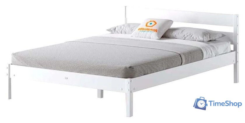 Кровать Домаклево Мечта 120x200 (береза/белый) - Изображение №1 — Интернет-магазин Time-Shop