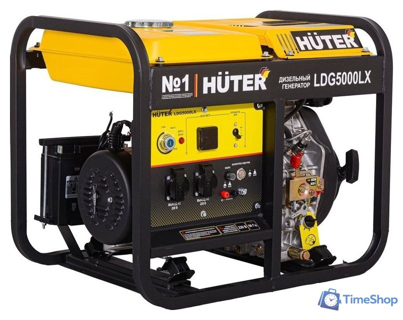 Дизельный генератор Huter LDG 5000LX - Изображение №3 — Интернет-магазин Time-Shop