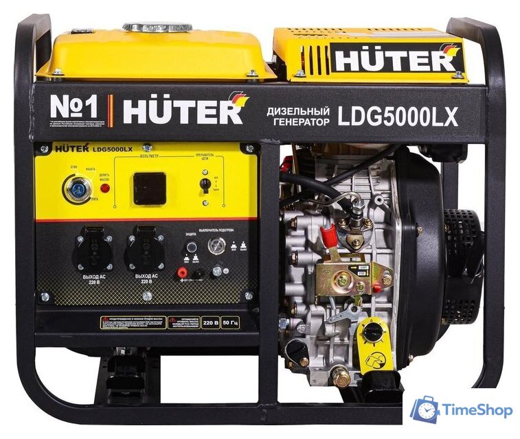 Дизельный генератор Huter LDG 5000LX - Изображение №2 — Интернет-магазин Time-Shop