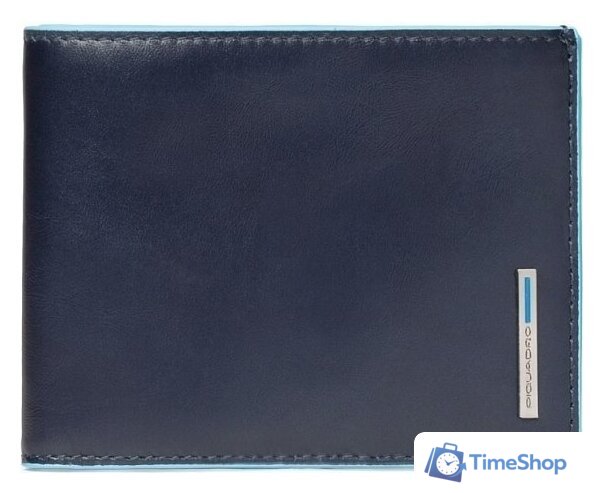 Кошелек Piquadro Blue Square PU1239B2R/BLU2 - Изображение №1 — Интернет-магазин Time-Shop
