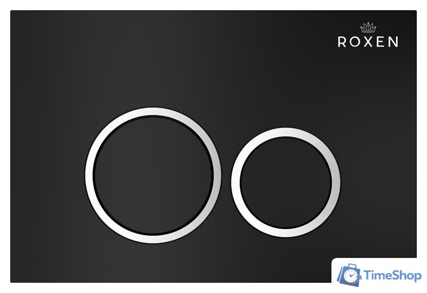 Унитаз подвесной Roxen Antares One Rimless 6 в 1 StounFix Dual Fresh 506406 (кнопка: черный матовый) - Изображение №15 — Интернет-магазин Time-Shop