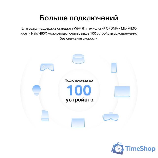 Wi-Fi система Mercusys Halo H60X (3 шт) - Изображение №7 — Интернет-магазин Time-Shop