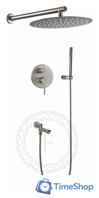 Душевая система  Filarete Roun FL1020 (никель) - Изображение №1 — Интернет-магазин Time-Shop