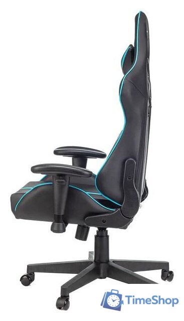 Игровое (геймерское) кресло A4Tech X7 GG-1200 (черный/бирюзовый) - Изображение №3 — Интернет-магазин Time-Shop