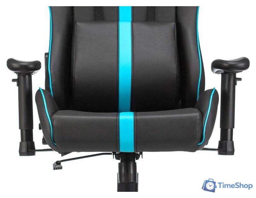 Игровое (геймерское) кресло A4Tech X7 GG-1200 (черный/бирюзовый) - Изображение №8 — Интернет-магазин Time-Shop