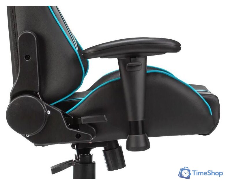 Игровое (геймерское) кресло A4Tech X7 GG-1200 (черный/бирюзовый) - Изображение №11 — Интернет-магазин Time-Shop