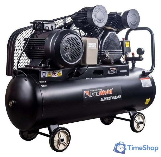 Компрессор FoxWeld Aeromax 550/100 5075 - Изображение №2 — Интернет-магазин Time-Shop