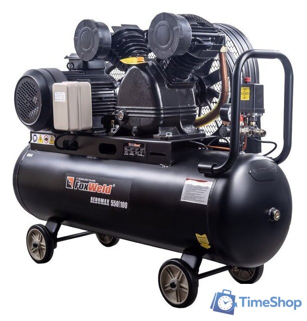 Компрессор FoxWeld Aeromax 550/100 5075 - Изображение №1 — Интернет-магазин Time-Shop