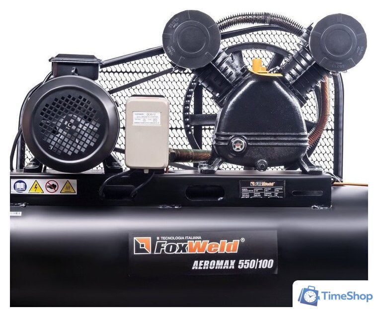Компрессор FoxWeld Aeromax 550/100 5075 - Изображение №5 — Интернет-магазин Time-Shop