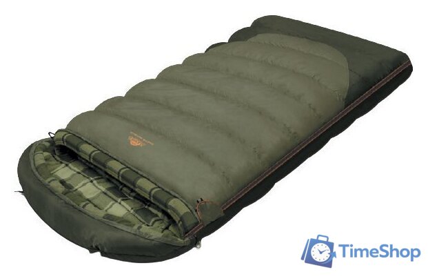 Спальный мешок AlexikA Siberia Wide Plus (правая молния, оливковый) - Изображение №1 — Интернет-магазин Time-Shop