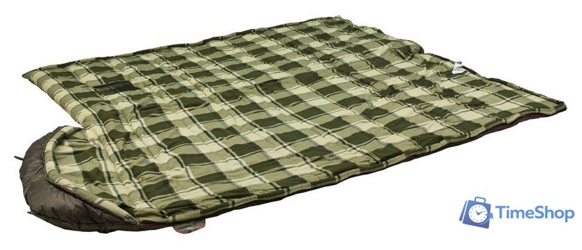 Спальный мешок AlexikA Siberia Wide Plus (правая молния, оливковый) - Изображение №2 — Интернет-магазин Time-Shop